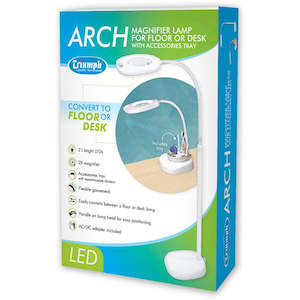 Lights And Light Pads: Arch Led Magnifier Floor or Table Lamp