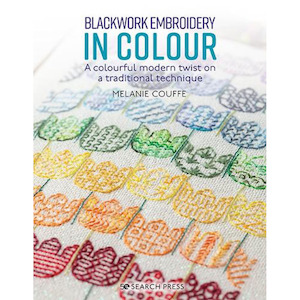Quilting And Other Craft Books: Blackwork Embroidery in Colour by Melanie Couffe