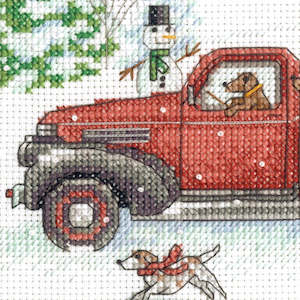 Christmas Craft: Dimensions Joy Ride Cross Stitch Kit