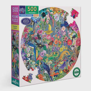 Jigsaw Puzzles: Eeboo Paradise Garden 500pc Puzzle