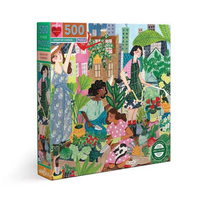 Jigsaw Puzzles: Eeboo Rooftop Garden 500pc Puzzle