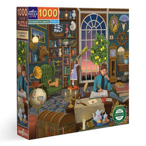 Jigsaw Puzzles: Eeboo Alchemist's Library 1000pc Puzzle
