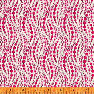 Red Fabric: Eden Ripple in Red