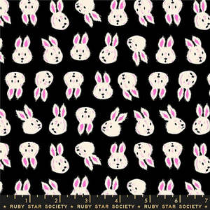 Hello Alice Rushing Rabbit in Black
