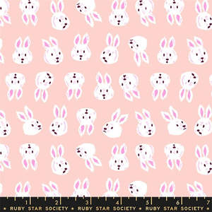 Hello Alice Rushing Rabbit in Vintage Pink