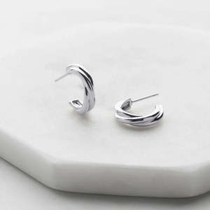 Jewellery: Eloise Hoop - Silver