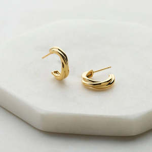 Jewellery: Eloise Hoop - Gold