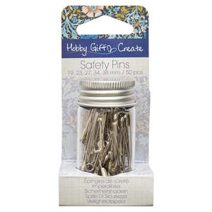 Pins And Needles: Safety Pins in Jar