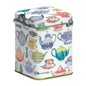Tins: Teapot and Teacup 100gm Tea Caddy Tin
