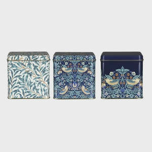 Tins: William Morris Strawberry Thief Caddy Tin
