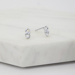 Earrings: Grace Stud Earring in Sterling Silver