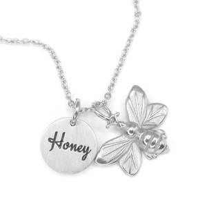 Little Taonga - Honey Bee Necklace Silver