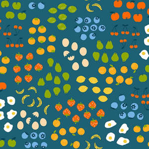 Egg and Friends Froot in Teal
