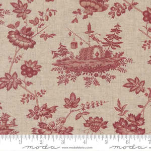 Fleur de Paris Mochi Linen Jardinage in Pearl - Garance