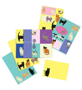 Cat Etticate Writing Set with Stickers