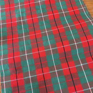 Fabric Panel: Vintage Deck Chair Canvas Tartan