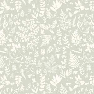 Au Naturel Ferns in Green Remnant 70cm