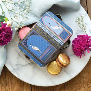 Sara Miller Lattice Window Small Rectangle Tin