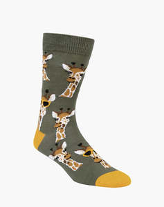 Bamboozld: Bamboozld Mens Sock - Cool Giraffe