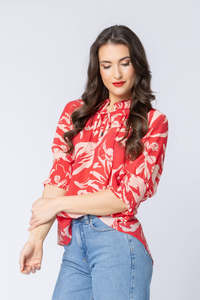 Leila + Luca Encourage Top - Pink Lady