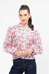 Leila + Luca Valentina Blouse - Pink Monet