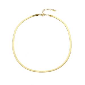 Pāmu Valentina Necklace – Classic Herringbone Chain