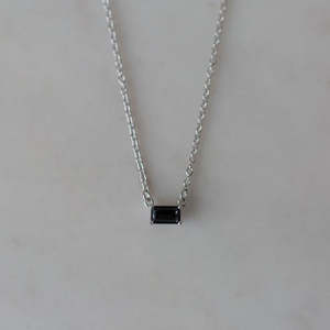 Sophie You Rock Necklace Black - Silver