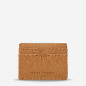 Status Anxiety Together for Now Card Wallet - Tan