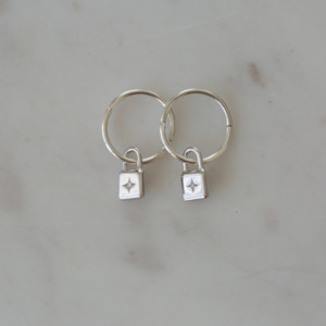 Sleepers: Sophie Little Lock Sleepers - Silver