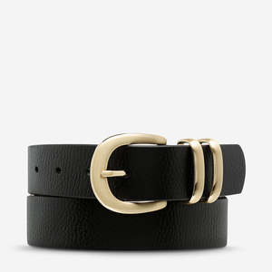 Status Anxiety Let it Be Women's Belt - Black/Gold