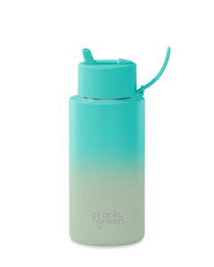 Frank Green: Frank Green 34oz Ceramic Reusable Bottle Gradient - Bondi Bliss (1L)