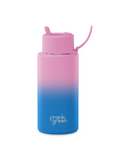 Frank Green: Frank Green 34oz  Ceramic Reusable Bottle Gradient - Wild Orchid (1L)
