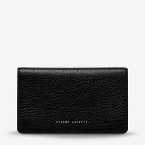 Accessories Giftware: Status Anxiety Living Proof Wallet - Black