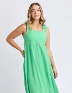 Clothing Only Discount: Foxwood Sage Dress - Irish Green