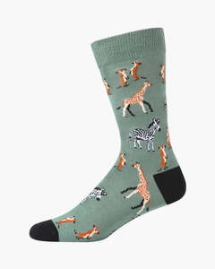 Bamboozld Men’s Socks - Safari