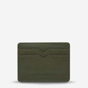 Status Anxiety Together for Now Card Wallet - Khaki