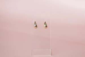 Studs: Willow Luxe Claire Drop Studs - Gold