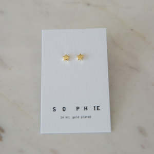 Studs: Sophie Twinkle Stud Earrings - Gold