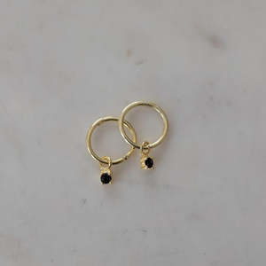 Sophie Mini Rock Sleepers Black - Gold