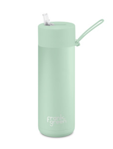 Frank Green 20oz Ceramic Reusable Bottle w Straw Lid (595ml) - Mint Gelato