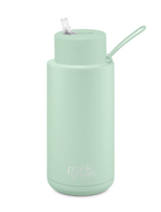 Frank Green 34oz Ceramic Reusable Bottle w Straw Lid (1L) - Mint Gelato