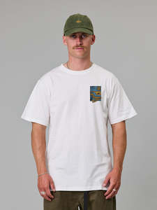 Good Friday Discount: Just Another Fisherman Coastline Sea Tee - White