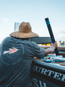 Good Friday Discount: Just Another Fisherman Fly Sea Tee - Aged Black