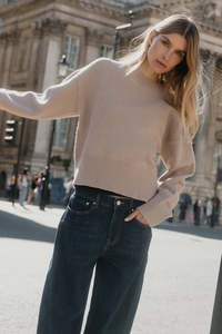 Among The Brave: Among The Brave Veracious Mushroom Crewneck Relaxed Jumper - Mushroom,