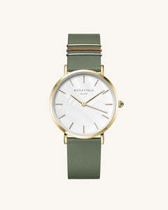 Accessories Giftware: Rosefield Womens Watch -  West Village Olive Green