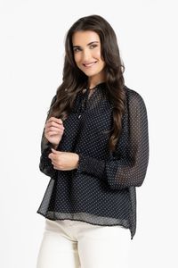 Good Friday Discount: Seeking Lola Byron Blouse - Black Spot