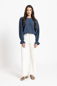 Seeking Lola Harper Top - Navy