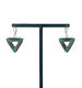Geometric earrings - Triangle 001 Stitched By Pippi
