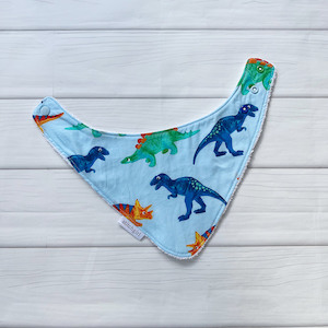 Dribble Bib – Dinosaurs – StitchGirl