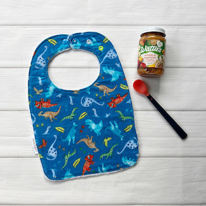 Products: Feeding Bib – Dinosaurs – StitchGirl